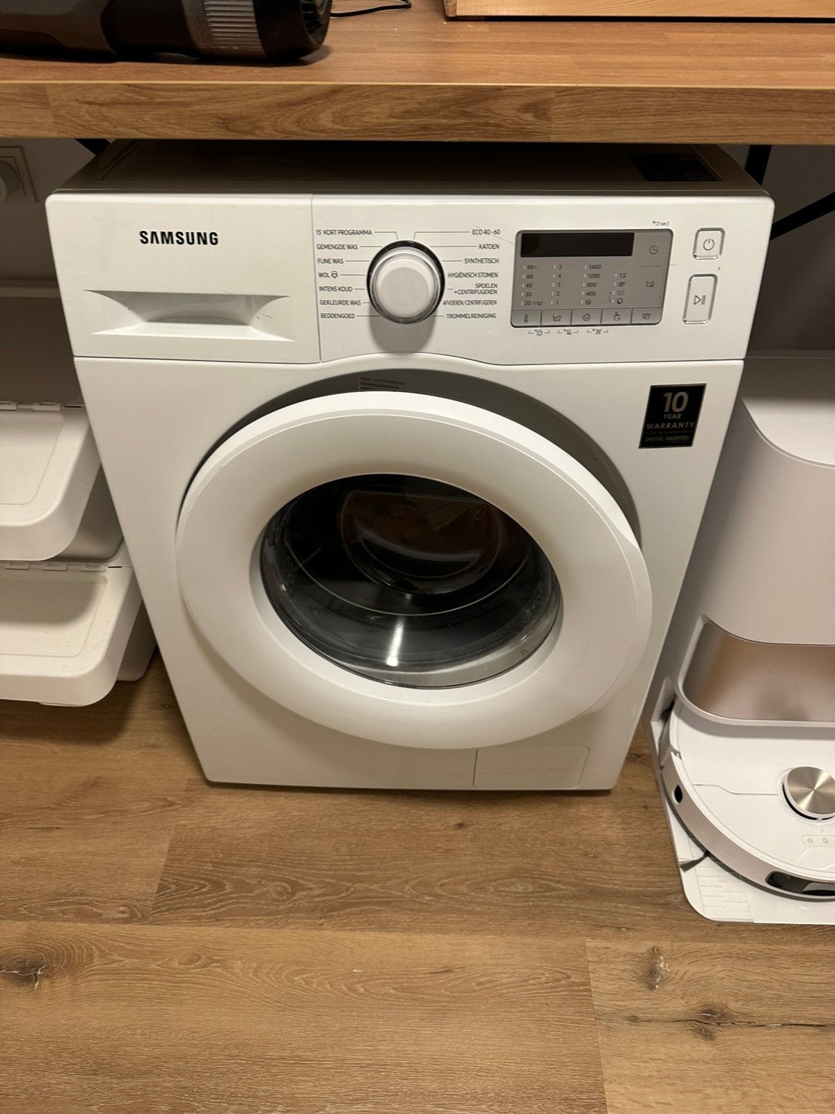 Samsung wasmachine, Ophalen, Handwasprogramma, Zo goed als nieuw, Voorlader