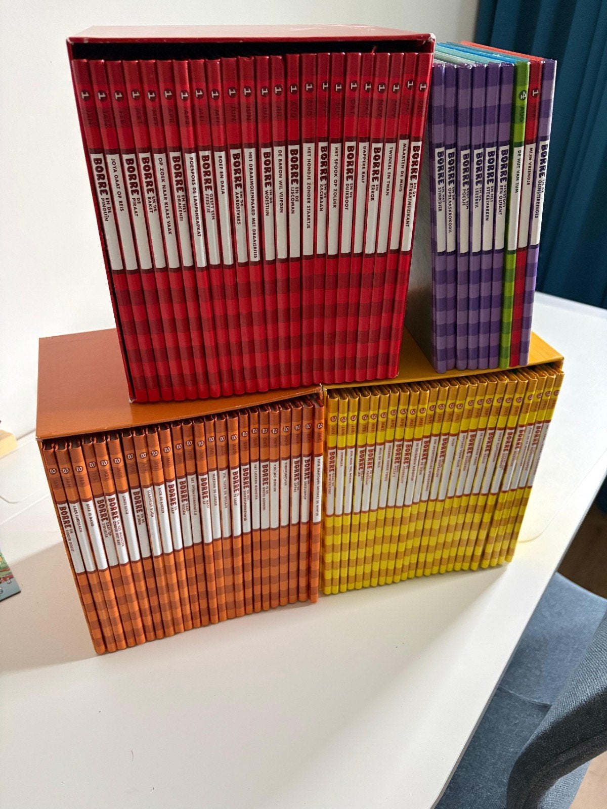 Borre Boeken Collectie - Complete Set, 3x24 + 8 bonusboekjes, Boeken, Ophalen, Zo goed als nieuw, Jeroen Aalbers, Fictie algemeen
