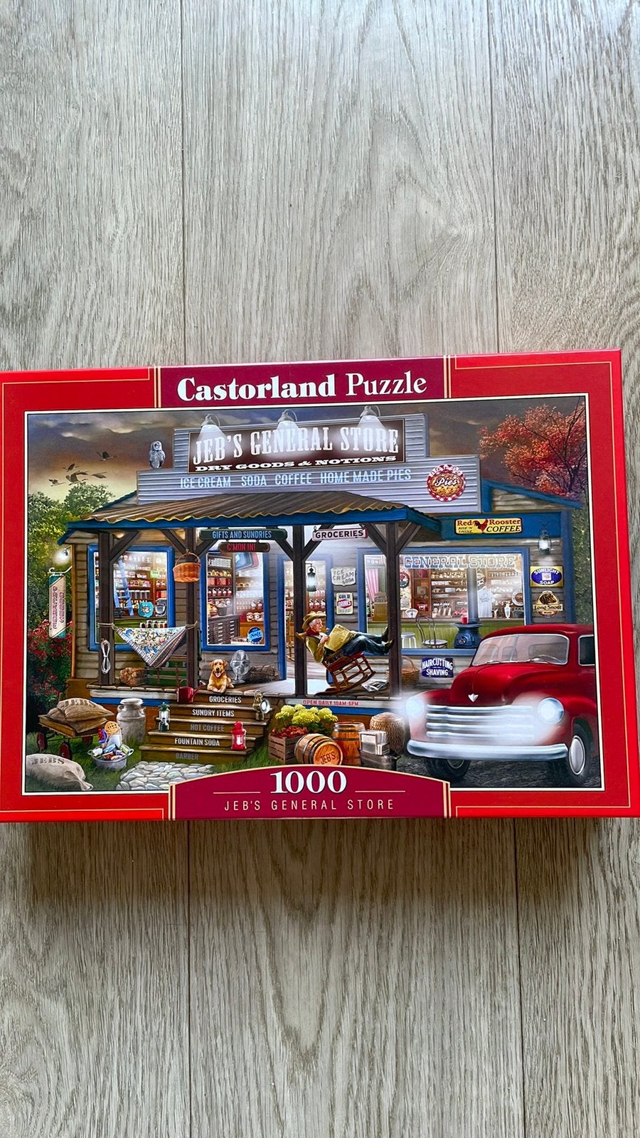 Castorland puzzel Jeb’s General Store 1000 stukjes, Ophalen of Verzenden, 500 t/m 1500 stukjes, Zo goed als nieuw