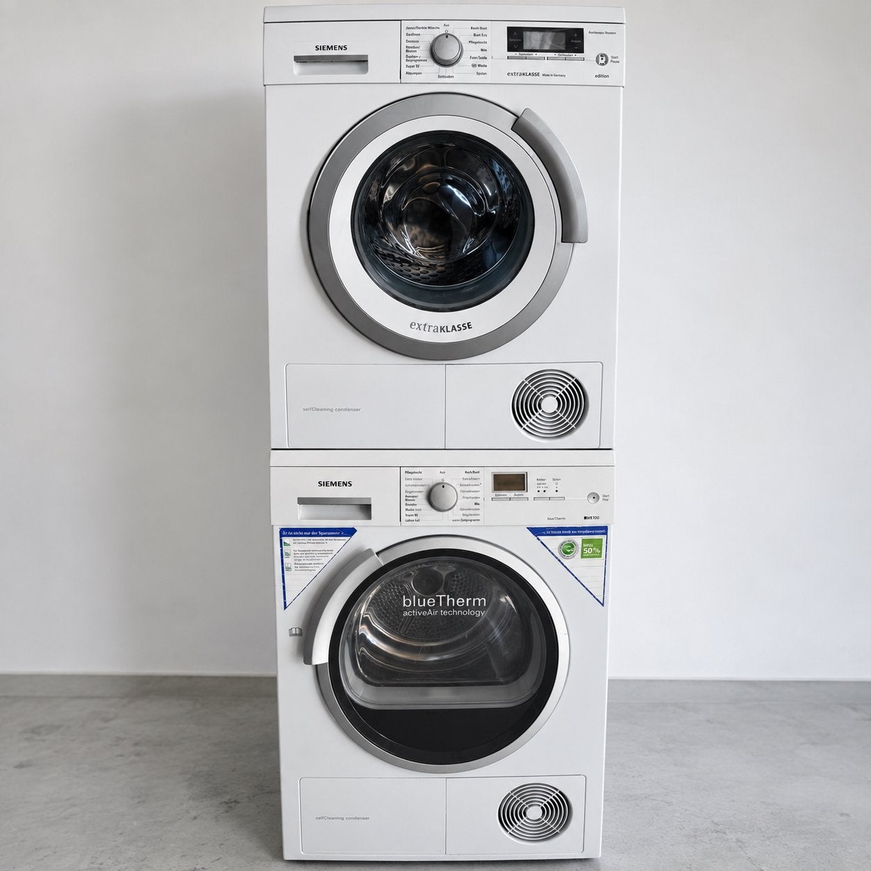 Siemens IQ700 Wasmachine & Warmtepompdroger A-50% Refurbishe, Witgoed en Apparatuur, Ophalen, Refurbished