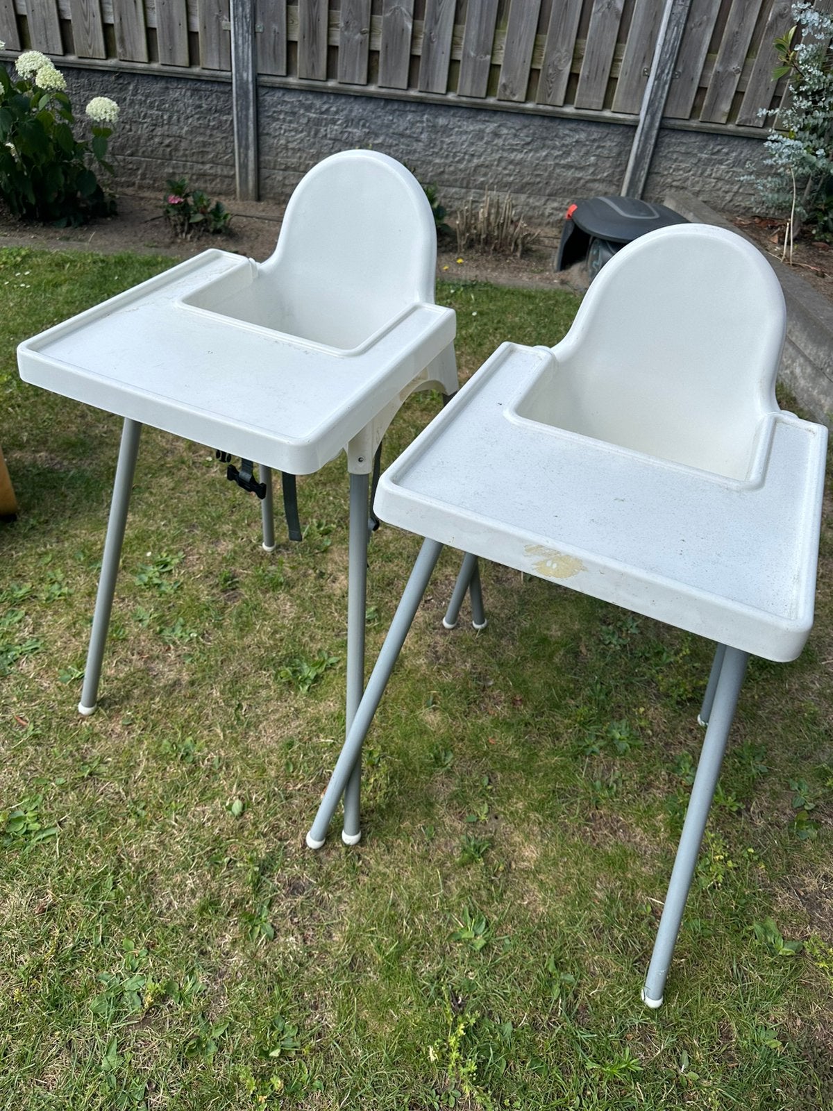2x IKEA Antilop kinderstoel / eetstoel, Ophalen of Verzenden, Gebruikt, Kunststof
