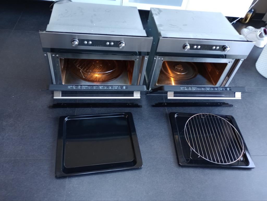 Inbouw combimagnetron (magnetron/hete lucht/grill), Ophalen of Verzenden, Gebruikt, Hete lucht