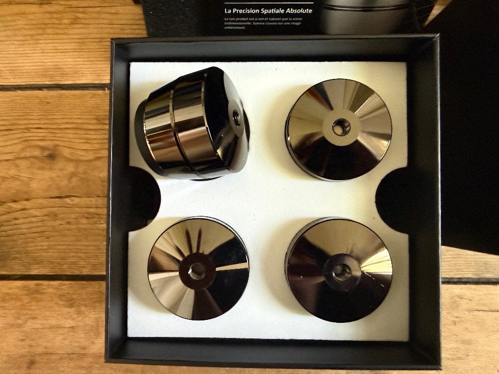 8x IsoAcoustics Gaia II isolatie/ontkoppelingsvoetjes
