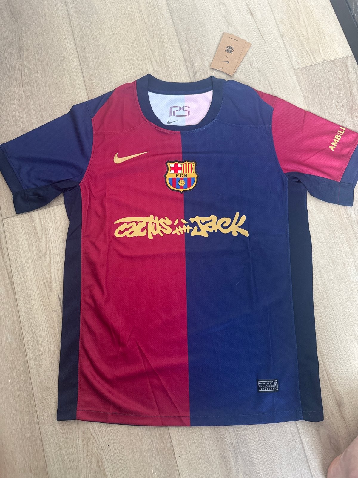 Cactus Jack Barcelona Voetbalshirt - Maat S, Meerkleurig, Nieuw, Overige maten, Ophalen of Verzenden