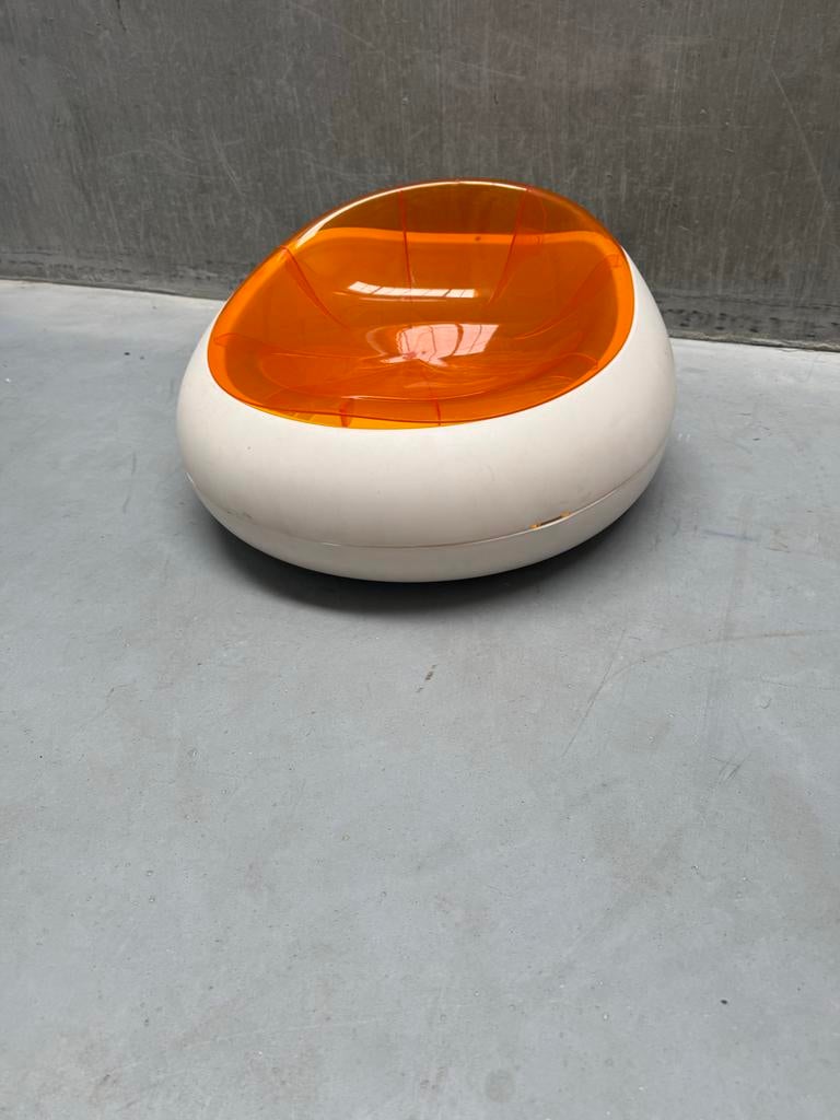 Vintage Space Age Ikea Gråda Gaming Stoel - Carl Öjerstam, Ophalen, Kunststof, Gebruikt, Overige kleuren