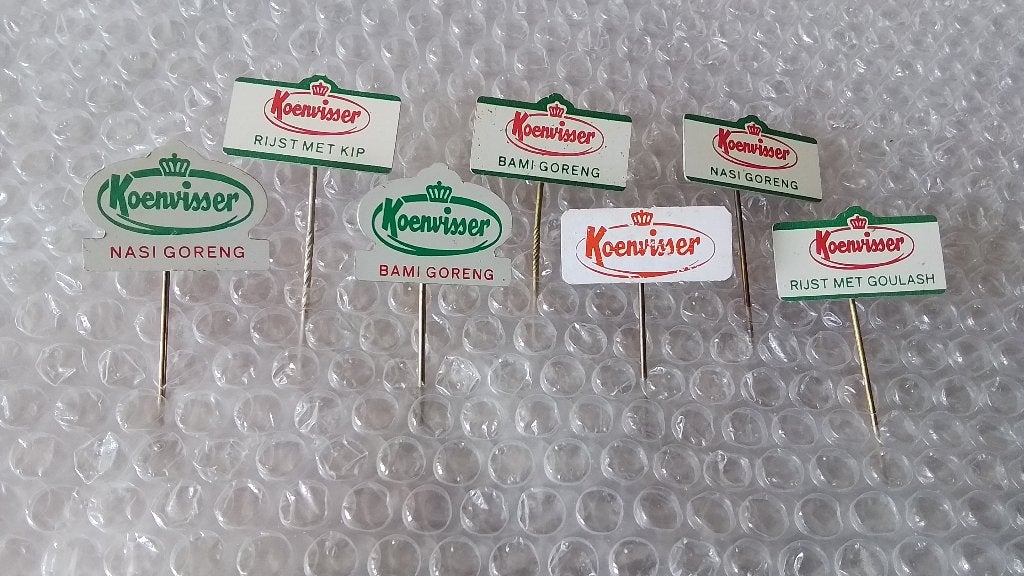 7 verschillende speldjes koenvisser maaltijden, Ophalen of Verzenden, Zo goed als nieuw, Overige onderwerpen