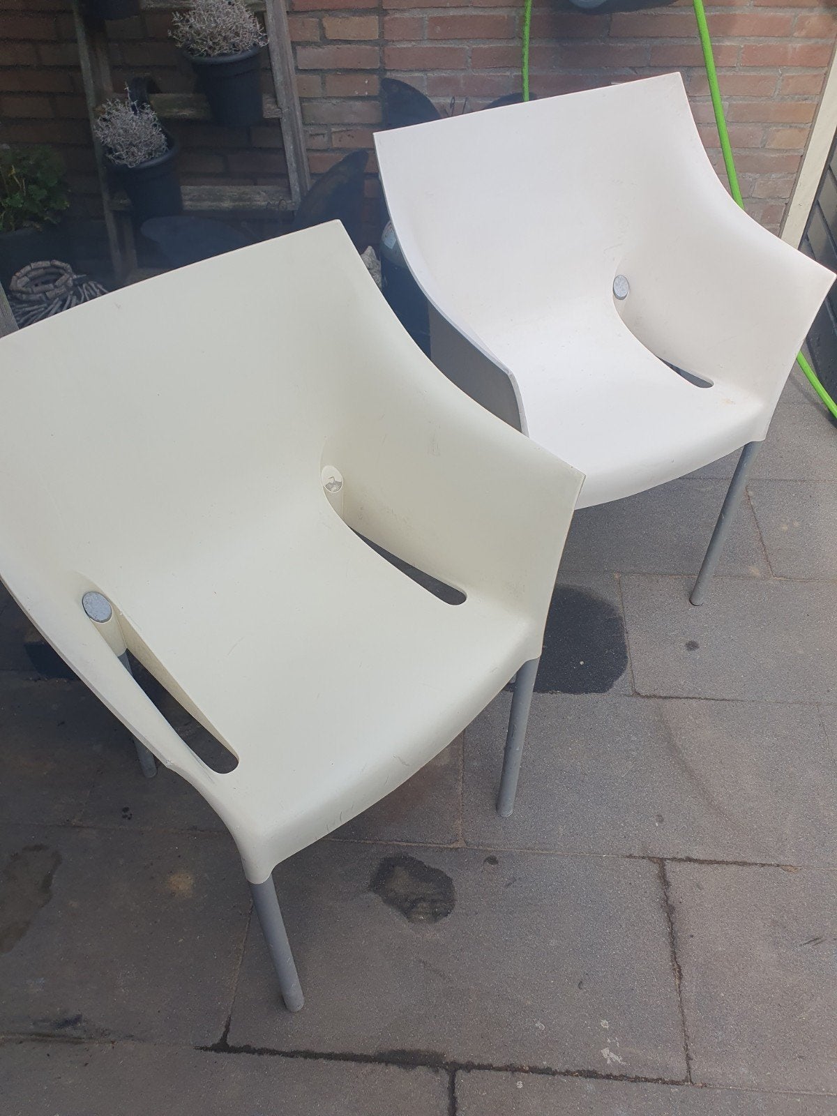 6 stoelen, Ophalen, Gebruikt, Kunststof