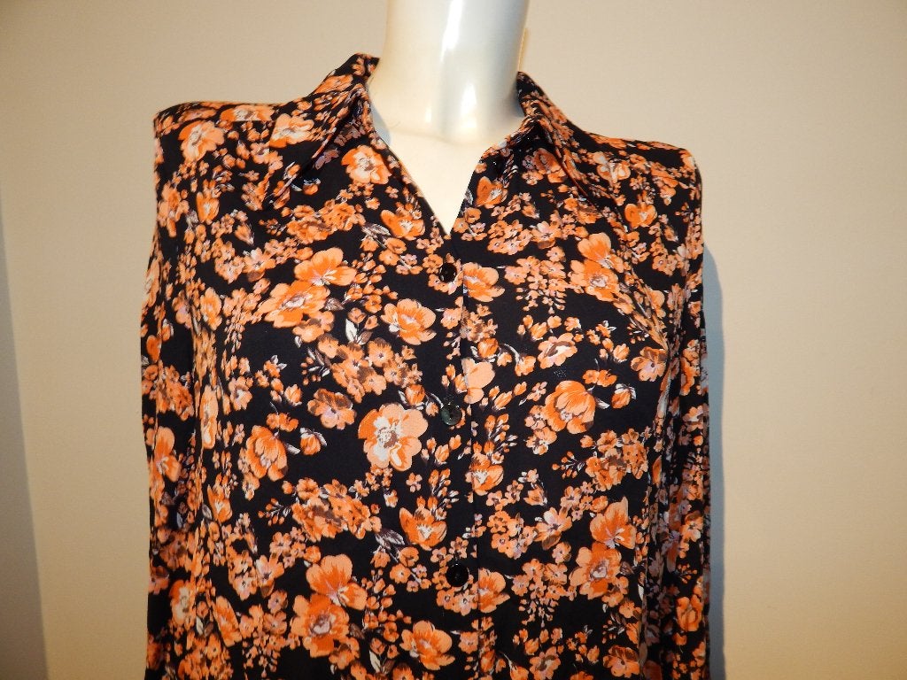 Baum und Pferdgarten bloemen blouse kleur vintage look M, Maat 38/40 (M), Baum und Pferdgarten, Zo goed als nieuw, Meerkleurig