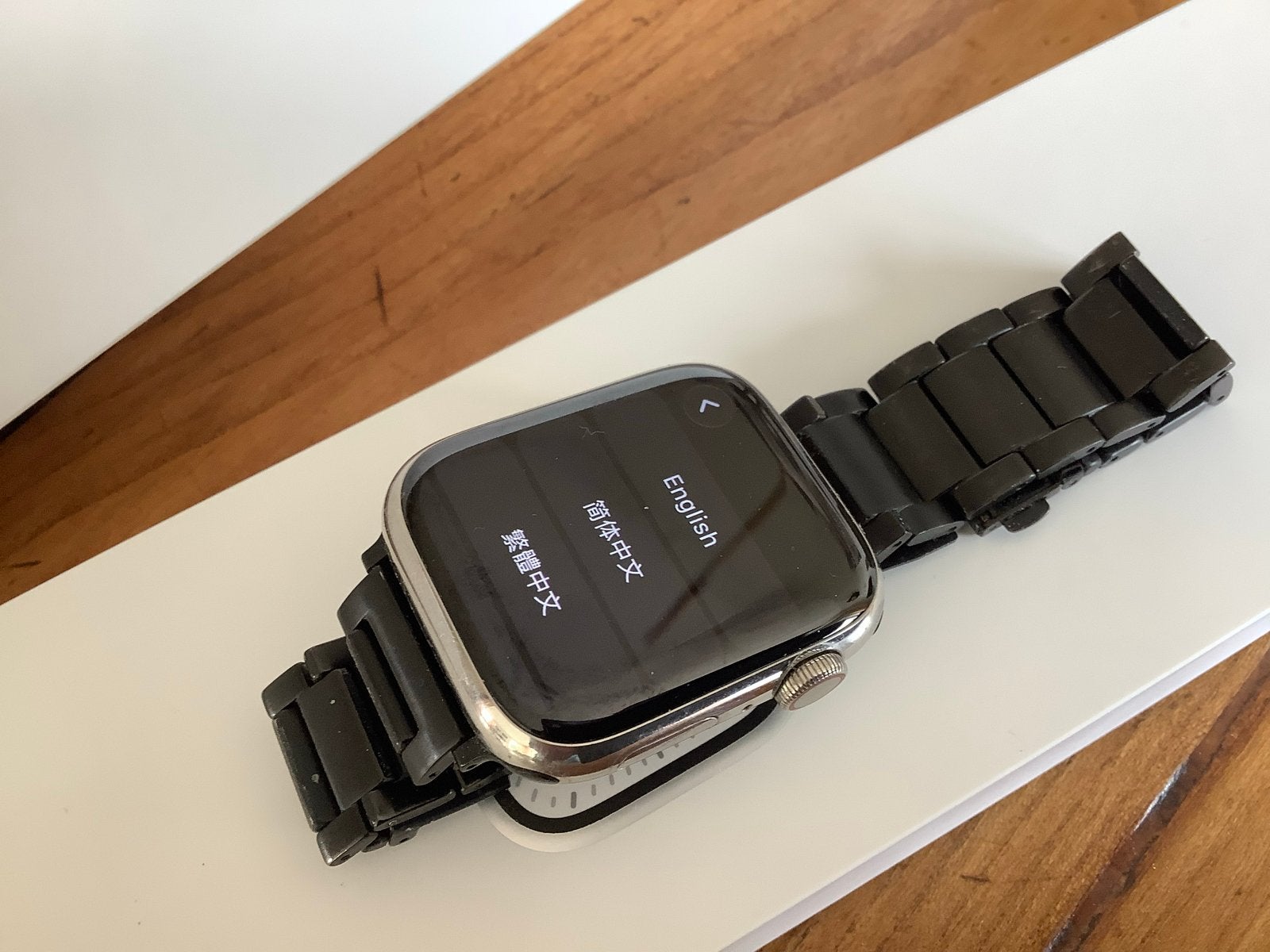 Apple Watch Series 7 Cellular GPS 45mm  stainless steel ,, Afstand, IOS, Ophalen of Verzenden, Zo goed als nieuw