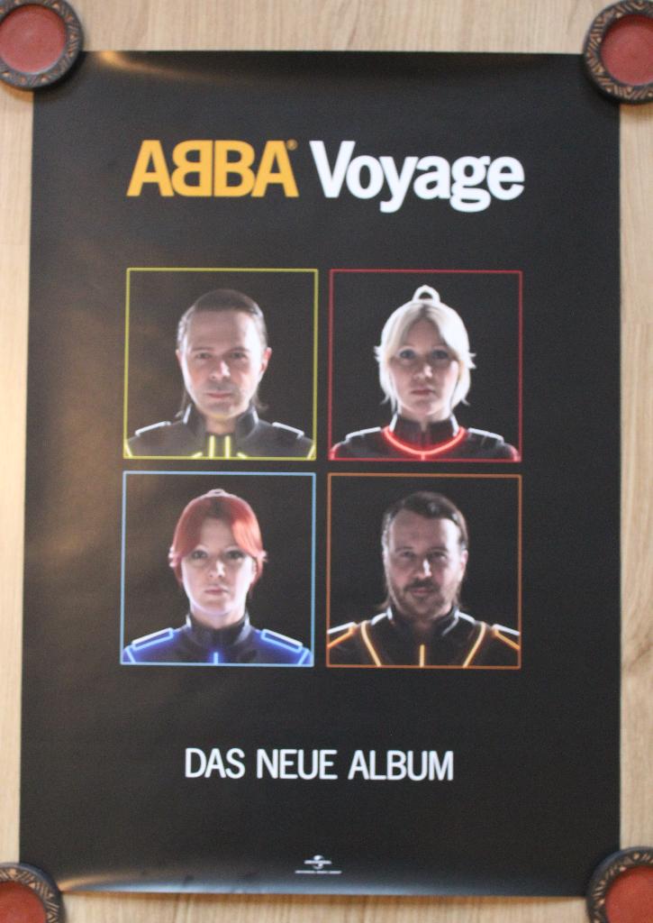 ABBA Poster - Voyage (Release Voyage in Duitsland), Ophalen of Verzenden, Nieuw, Poster, Artwork of Schilderij