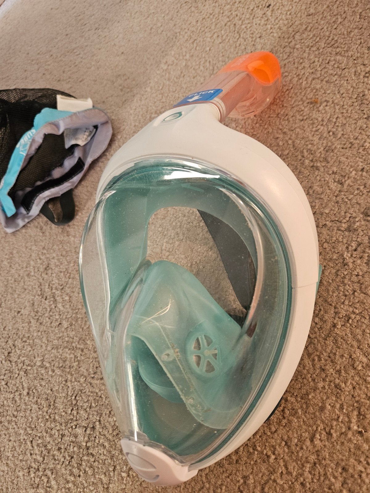 Snorkelmasker - Volgelaatsmasker voor snorkelen, Ophalen, Gebruikt, Snorkelmasker