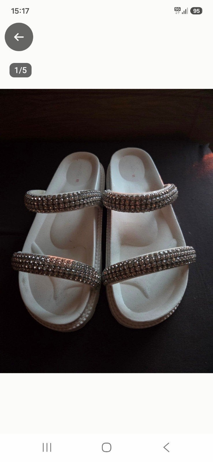 slippers, Slippers, Wit, Ophalen of Verzenden, Zo goed als nieuw