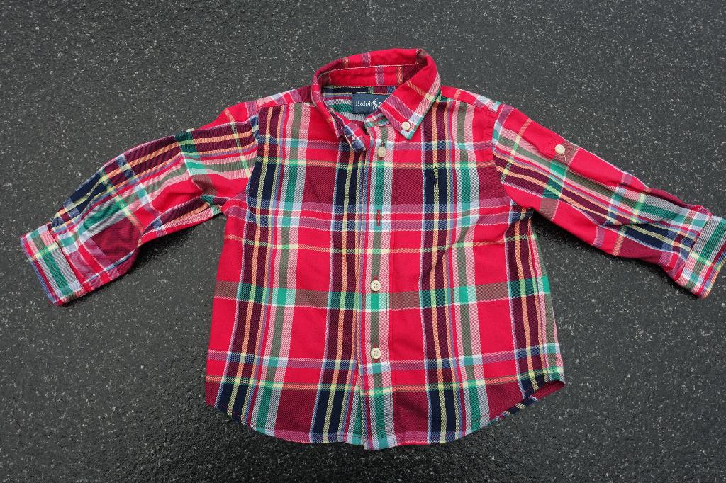 Ralph Lauren blouse.   9  Maanden, Verzenden, Zo goed als nieuw, Overhemdje of Bloesje, Jongetje
