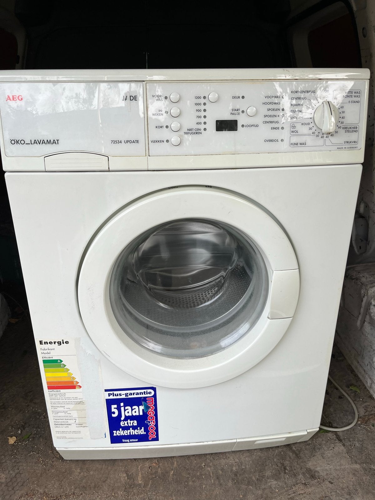 AEG ÖKO_LAVAMAT 72534 UPDATE Wasmachine, Witgoed en Apparatuur, Ophalen, Gebruikt, 85 tot 90 cm, 1200 tot 1600 toeren