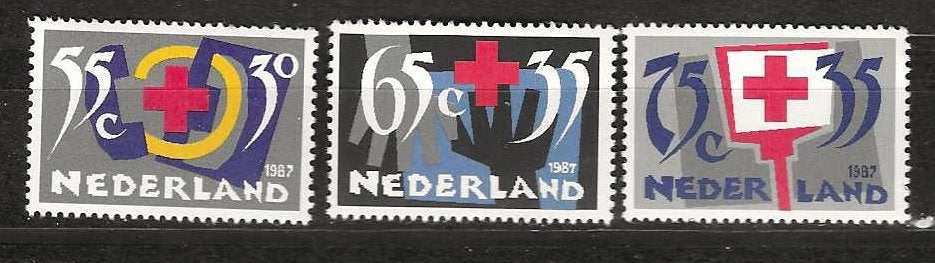 Nederland 1381-1383 postfris, Postzegels en Munten, Ophalen of Verzenden, Na 1940, Postfris