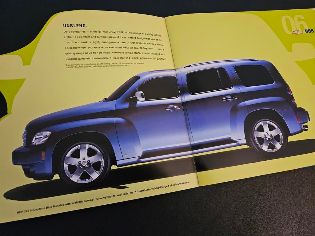 Brochure Chevrolet HHR 2006 USA, Ophalen of Verzenden, Zo goed als nieuw, Chevrolet