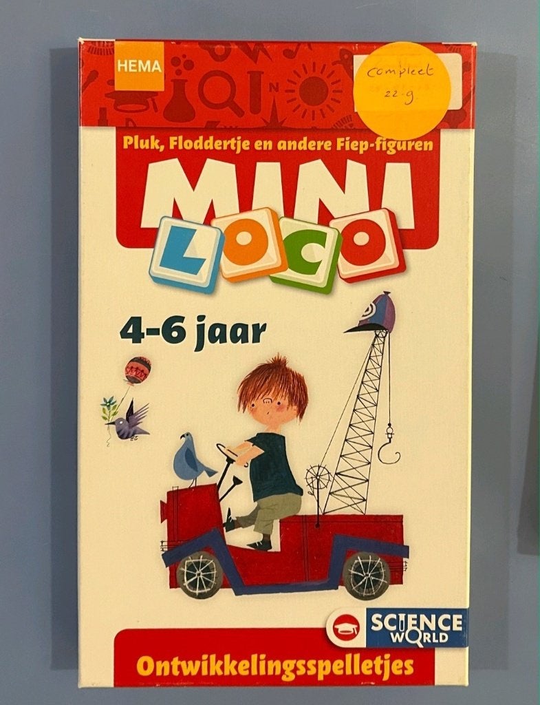 Mini Loco Pluk en Floddertje – 4-6 jaar, Ophalen, Gebruikt, Puzzelen