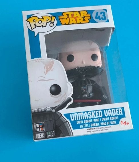 Funko pop starwars unmasked vader, Ophalen of Verzenden, Zo goed als nieuw