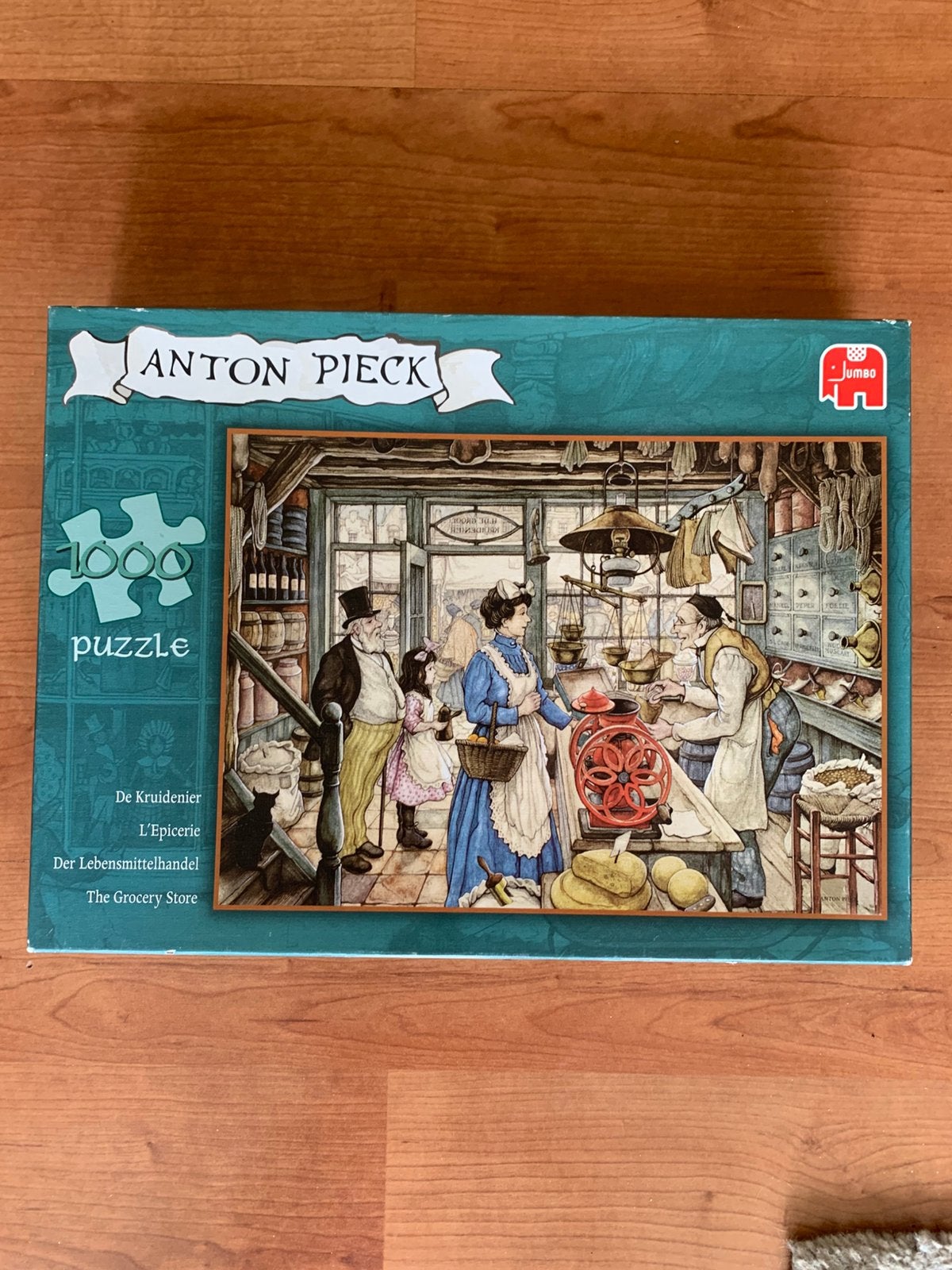 Anton Pieck 1000 stukjes De Kruidenier, Ophalen of Verzenden, 500 t/m 1500 stukjes, Zo goed als nieuw
