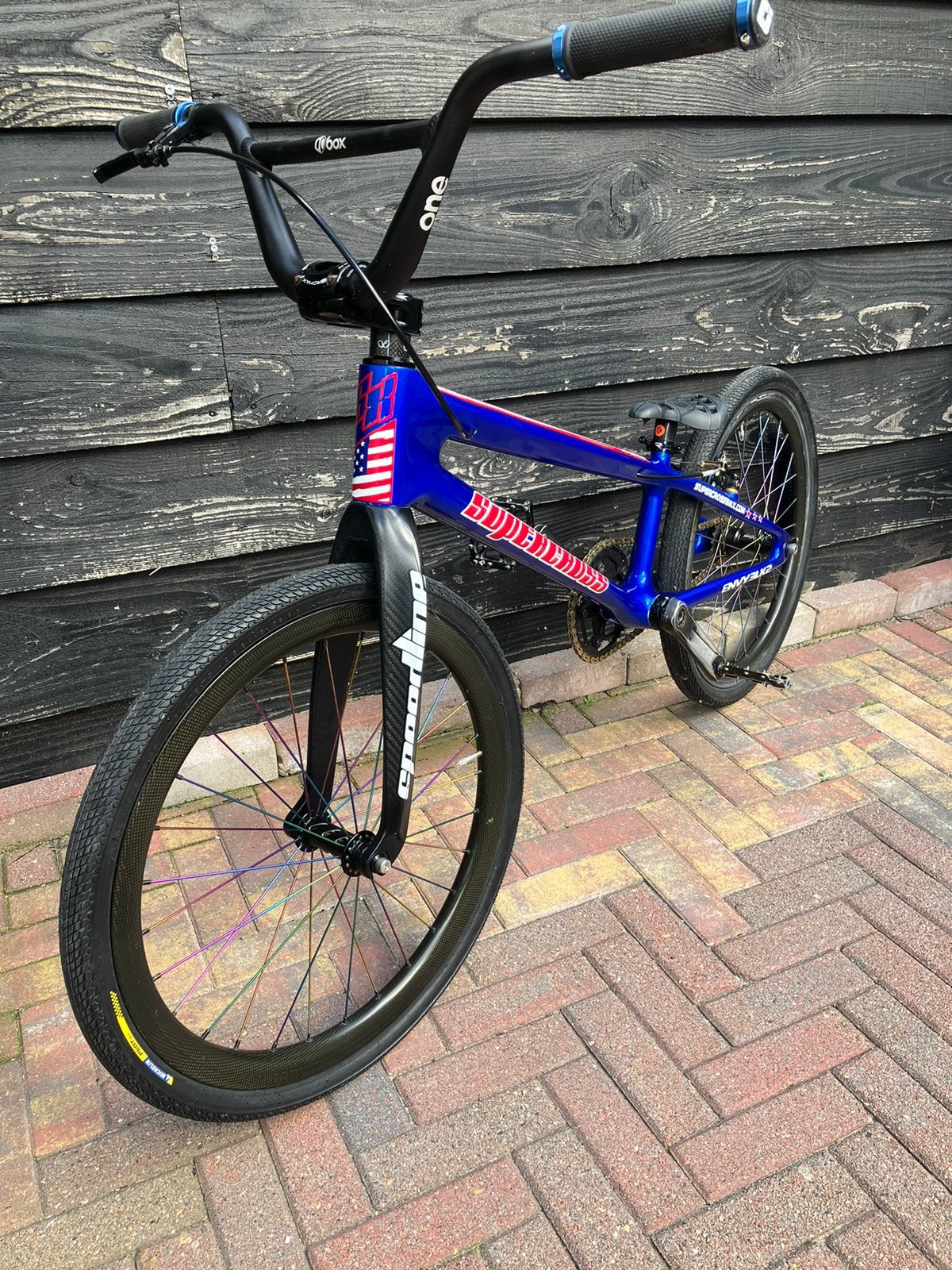 Supercross bmx carbon expert xxl, Fietsen en Brommers, Ophalen, Zo goed als nieuw, Aluminium