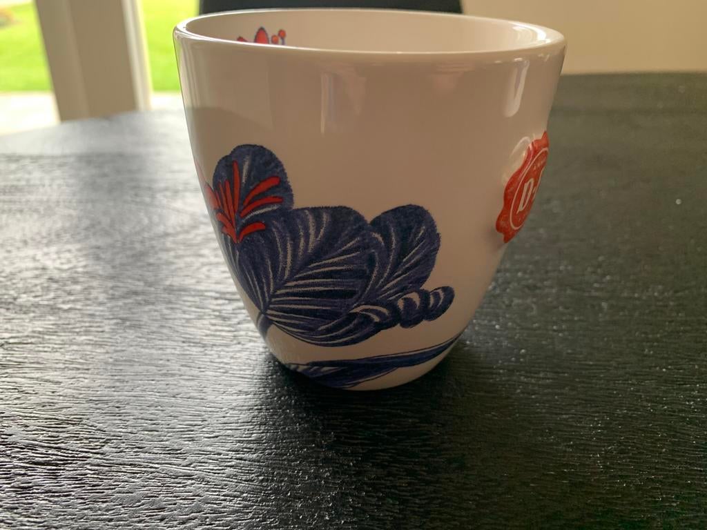 Gevraagd! Douwe egberts Hollandsche waaren, Ophalen, Zo goed als nieuw, Aardewerk