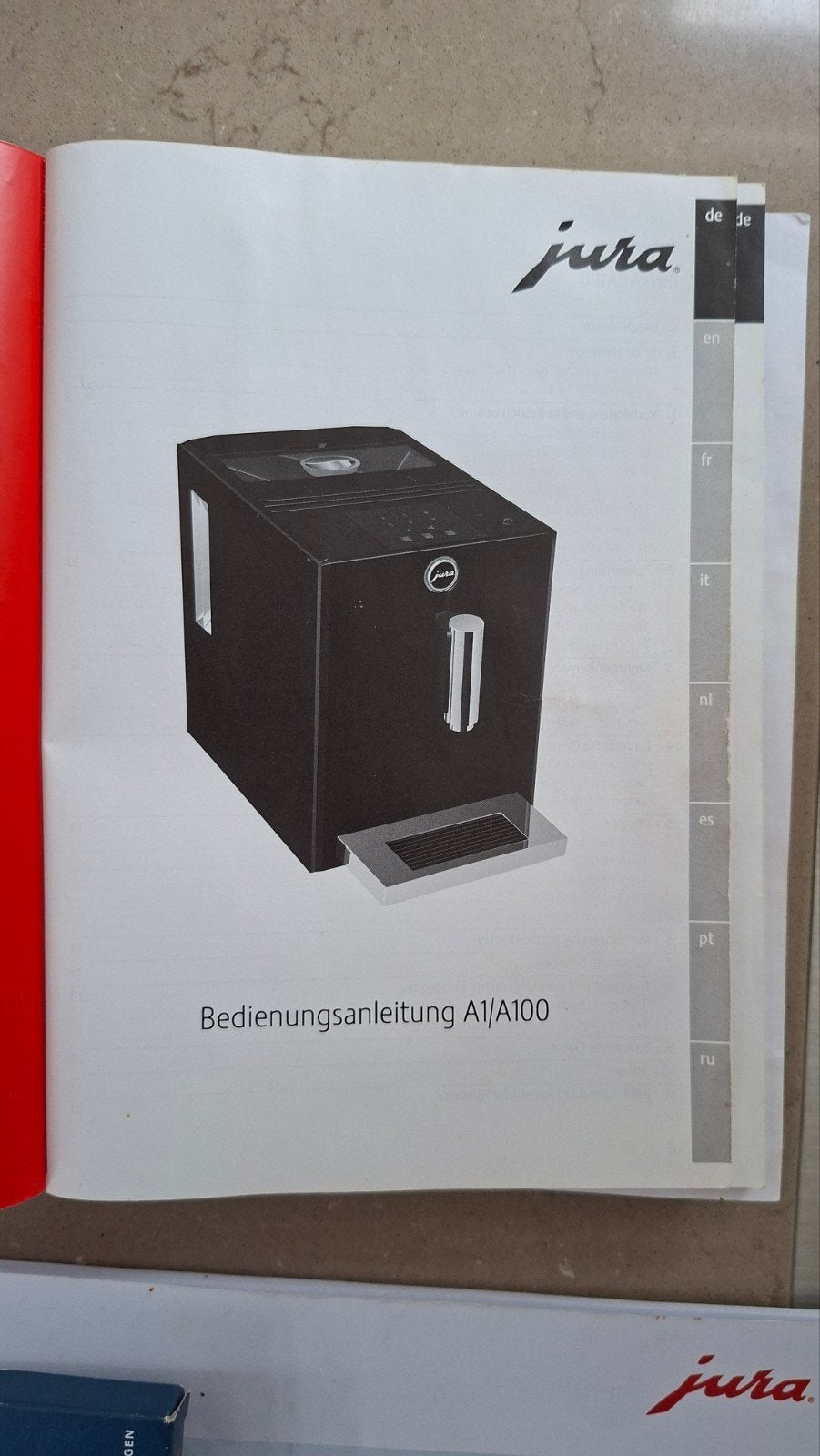 Jura A1/A100 Koffiemachine - Zo goed als nieuw, Witgoed en Apparatuur, Koffiezetapparaten, Afneembaar waterreservoir, Gebruikt