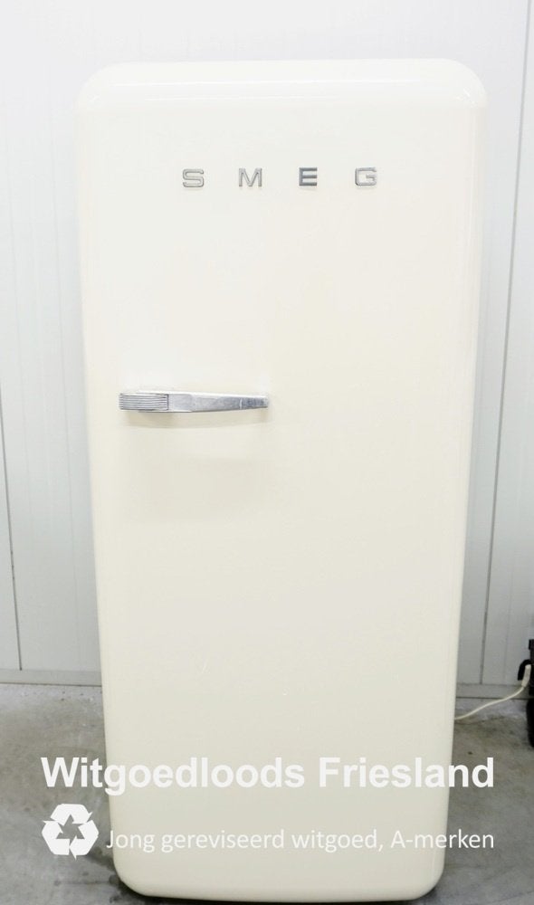 SMEG Koelkast met vriesvak Crème 3MNDGarantieWitgoedloodsfri, 200 liter of meer, 60 cm of meer, SMEG, SMEG