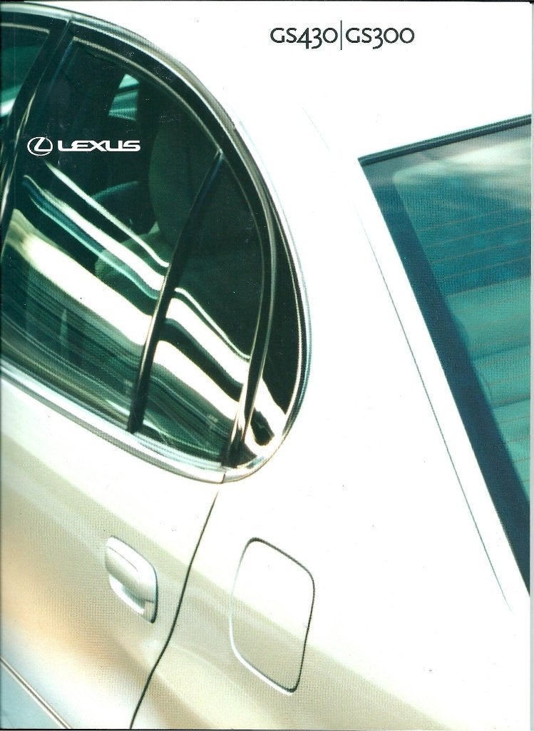 Brochure Lexus GS300 en GS430 2000, Ophalen of Verzenden, Gelezen, Overige merken