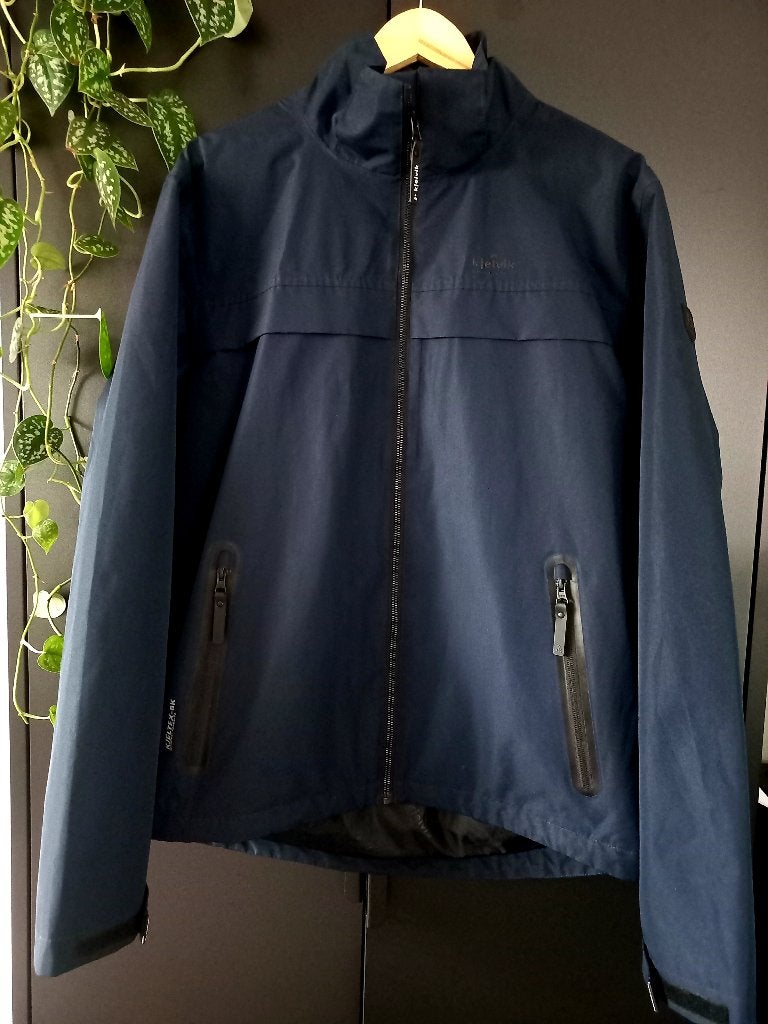 Blauwe jas Kjelvik M, Kjelvik, Zo goed als nieuw, Verzenden, Maat 48/50 (M)