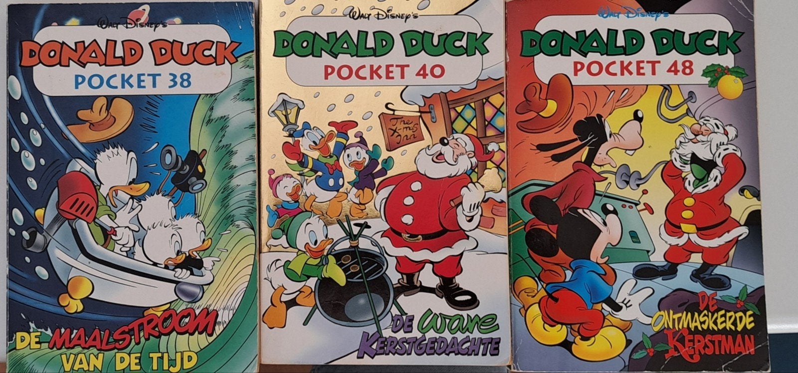 Donald duck pockets 38 40 en 48, Meerdere stripboeken, Ophalen, Zo goed als nieuw, Walt Disney  Donald duck