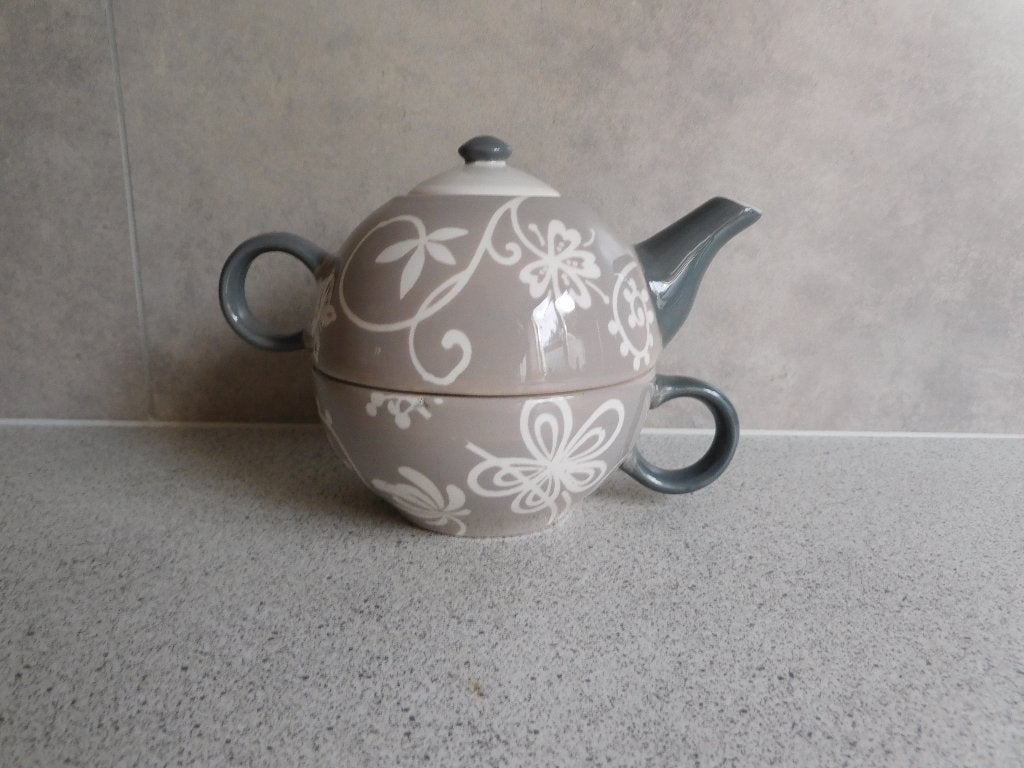 Tea for One Riverdale Collection, Ophalen of Verzenden, Zo goed als nieuw, Overige stijlen, Kop(pen) en/of Schotel(s)