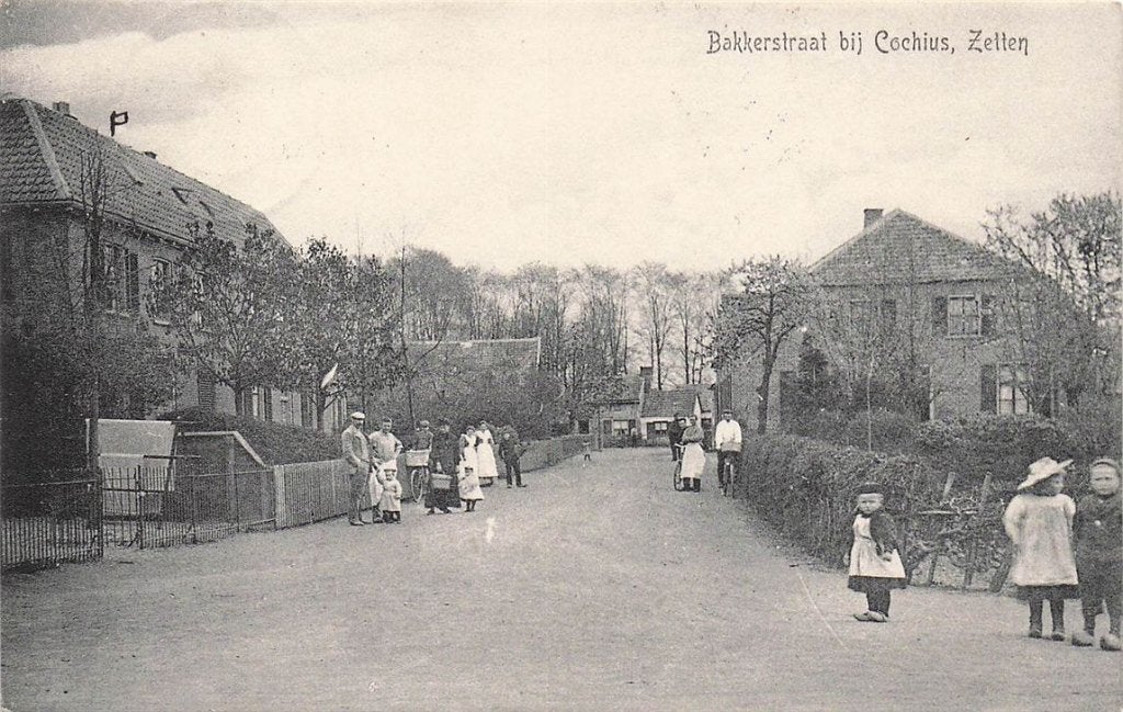 702-372-037 Bakkerstraat Bij Cochius Zetten, Verzenden, Voor 1920, Zeeland