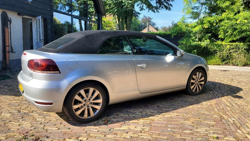 Volkswagen Golf 1.2 TSI 77KW BMT Cabrio 2012 Grijs, Voorwielaandrijving, Stof, 1321 kg, Zwart