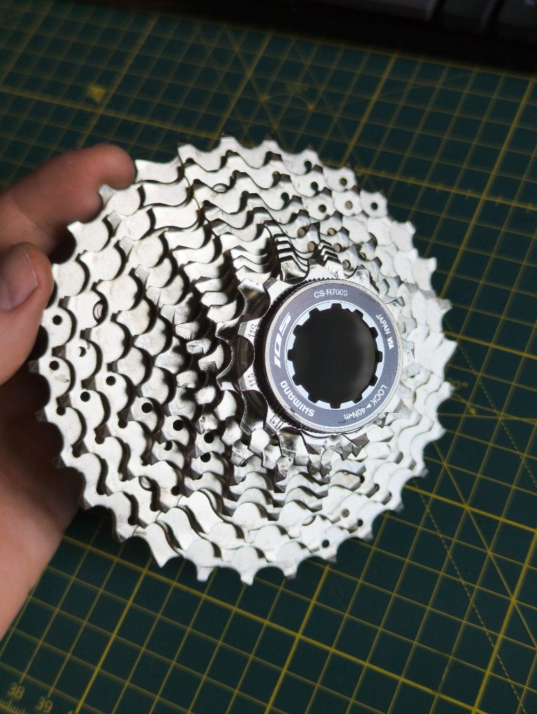 Shimano 105 R7000 11s cassette, Gebruikt, Overige typen, Shimano 105, Ophalen of Verzenden
