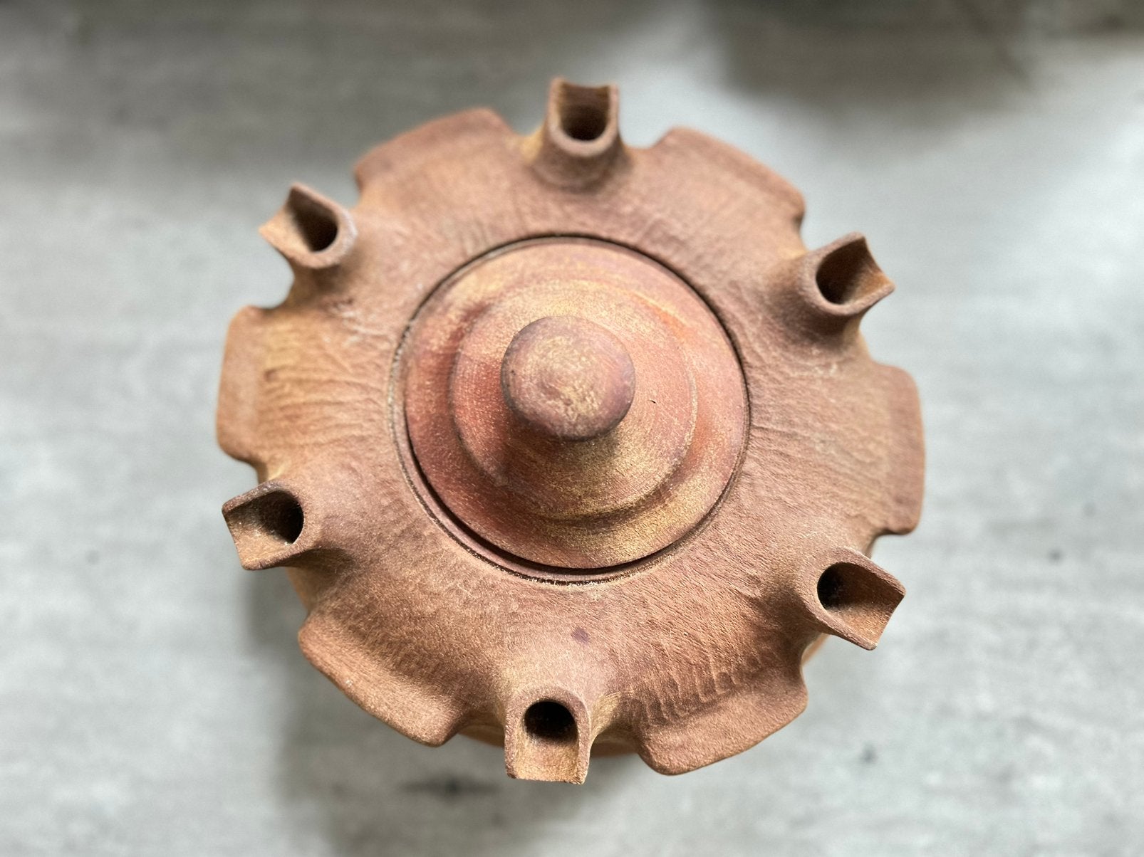 Terracotta Grolla vriendschapsbeker, Alpen dn Savoye, Ophalen of Verzenden