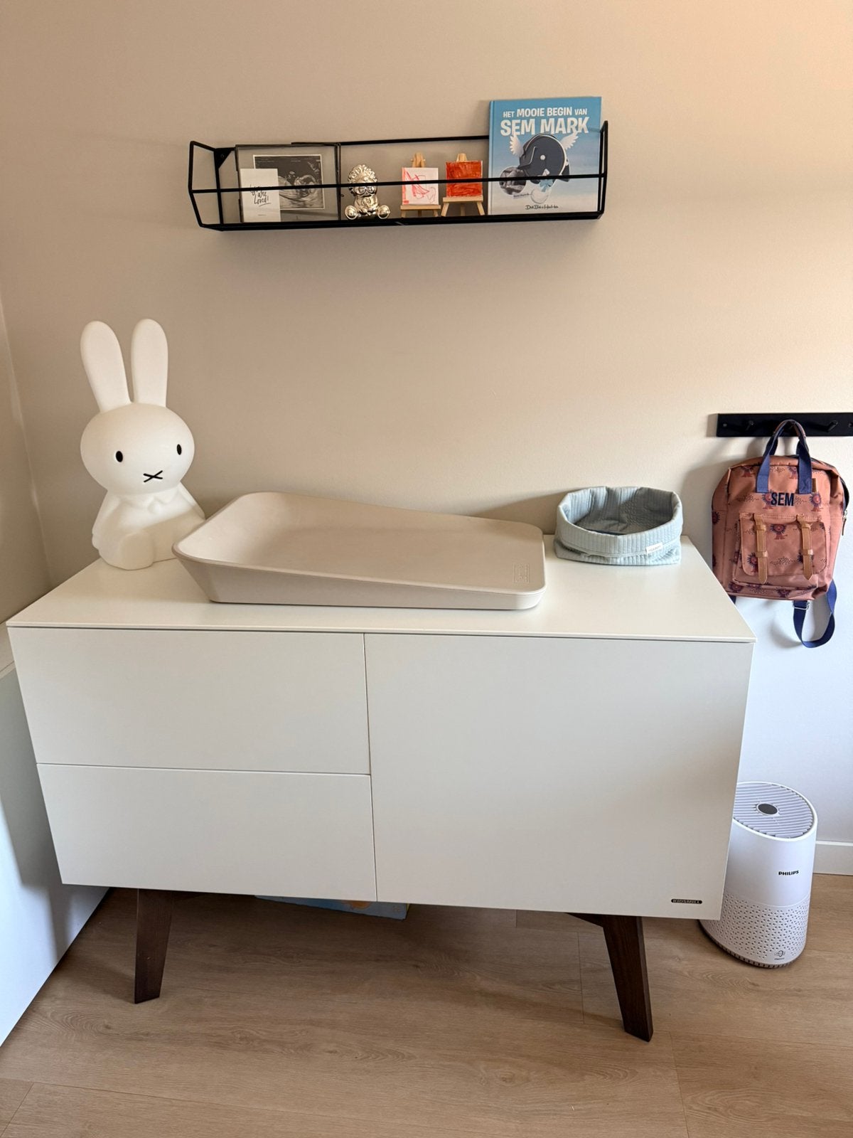 Kidsmill commode kleur mat wit, Ophalen, 50 tot 70 cm, 90 tot 105 cm, 100 cm of meer