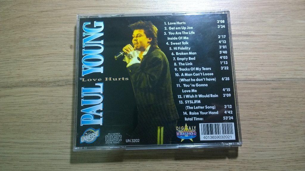 paul young- love hurts, Ophalen, Gebruikt, Pop, Album