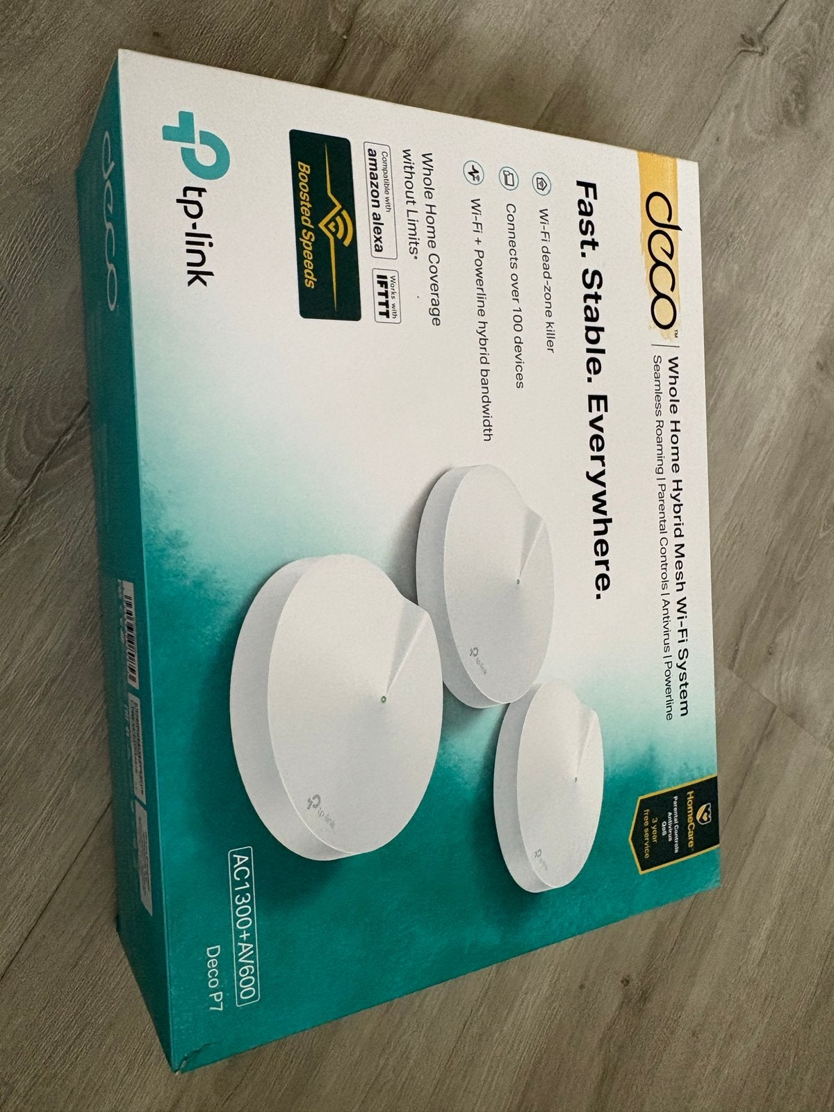 TP-Link Deco P7 AC1300+AV600 Whole Home Hybrid Mesh Wi-Fi, Ophalen, Zo goed als nieuw, Router