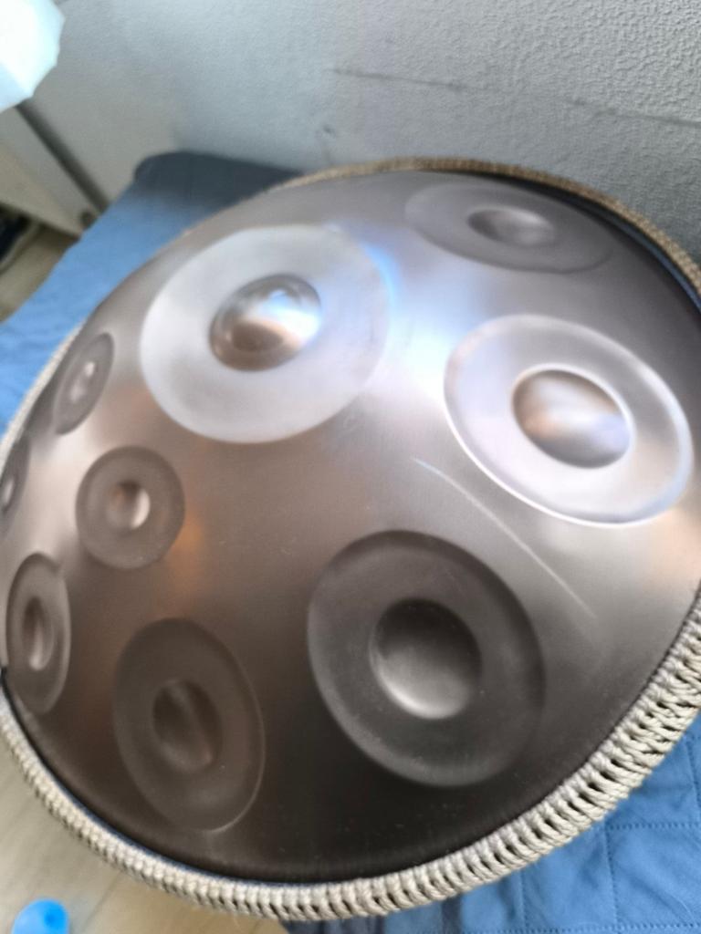 Handpan 14 tonen, 1 over met krasjes D-mineur 440hz, Onbekend, Nieuw, Ophalen of Verzenden, Melodische percussie