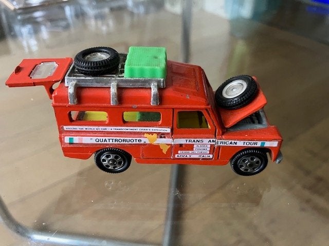 Mebetoys A40 Landrover Transamerican., Verzenden, Gebruikt, Tractor of Landbouw, Overige merken