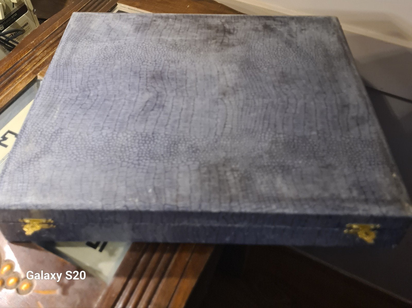 Zwaar verzilverde Mathon cassette, 38-delig, ca. 1930, Antiek en Kunst, Antiek | Bestek, Ophalen of Verzenden