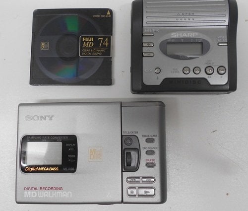 minidiscspeler Sony & Sharp, Audio, Tv en Foto, Walkmans, Discmans en Minidiscspelers, Ophalen of Verzenden, Discman