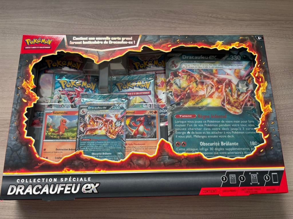 French Special Collection Dracaufeu EX Box – Charizard EX, Hobby en Vrije tijd, Verzamelkaartspellen | Pokémon, Ophalen of Verzenden