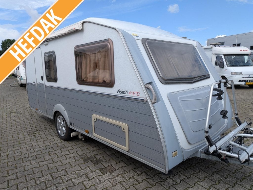 Keurige Kip Vision 41ETD Special met heel veel extraÂ´s, Caravans en Kamperen, Caravans, Bedrijf, 750 - 1000 kg, Treinzit, Kip