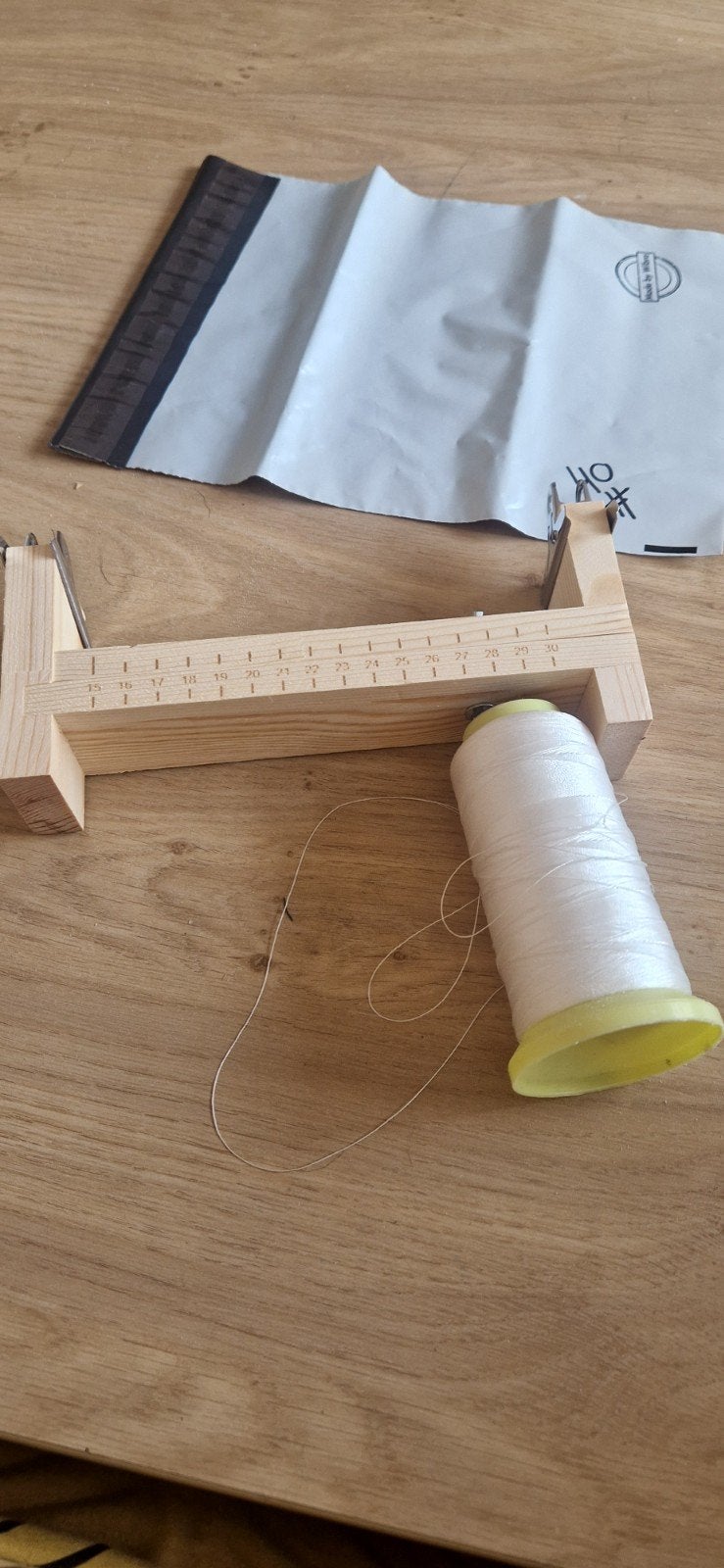 Houten weefraam met draad - Perfect voor knutselprojecten, Ophalen of Verzenden