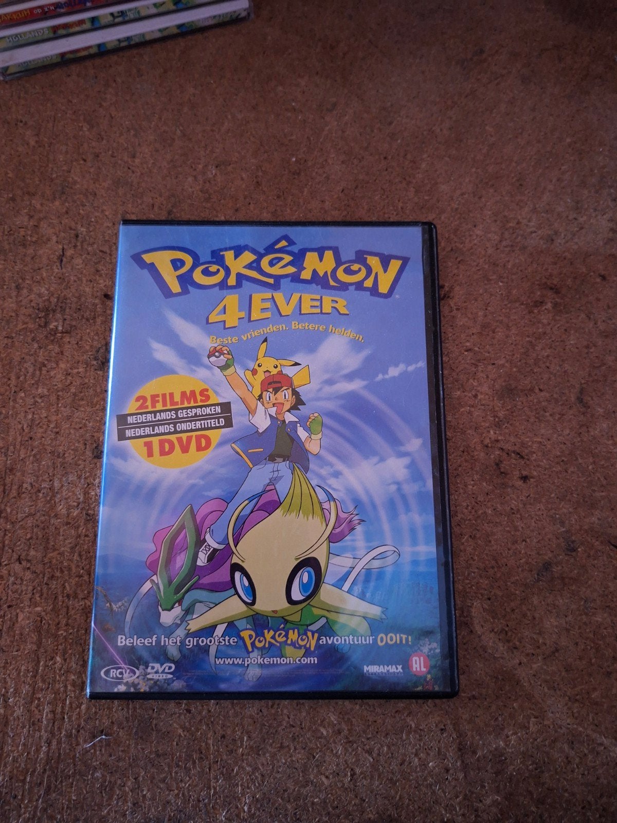 Pokémon 4Ever DVD - 2 Films, Nederlands Gesproken, Cd's en Dvd's, Gebruikt, Animatie, Alle leeftijden, Nederlands