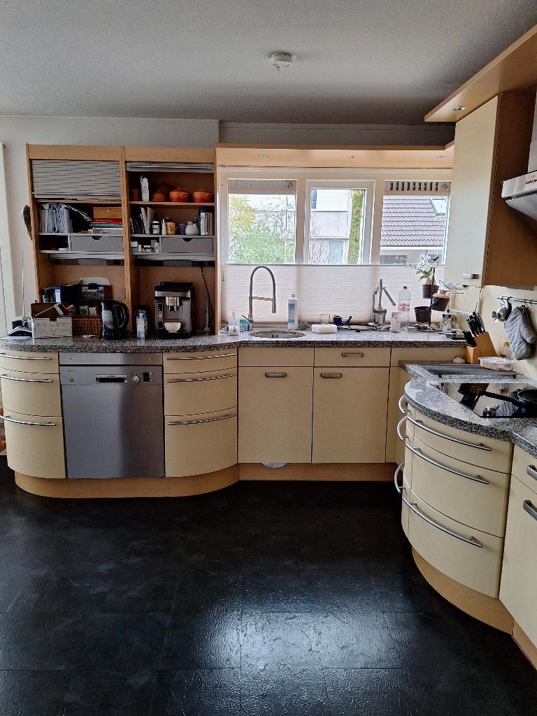 Keuken, Ophalen, Gebruikt, Geel, Hoekkeuken