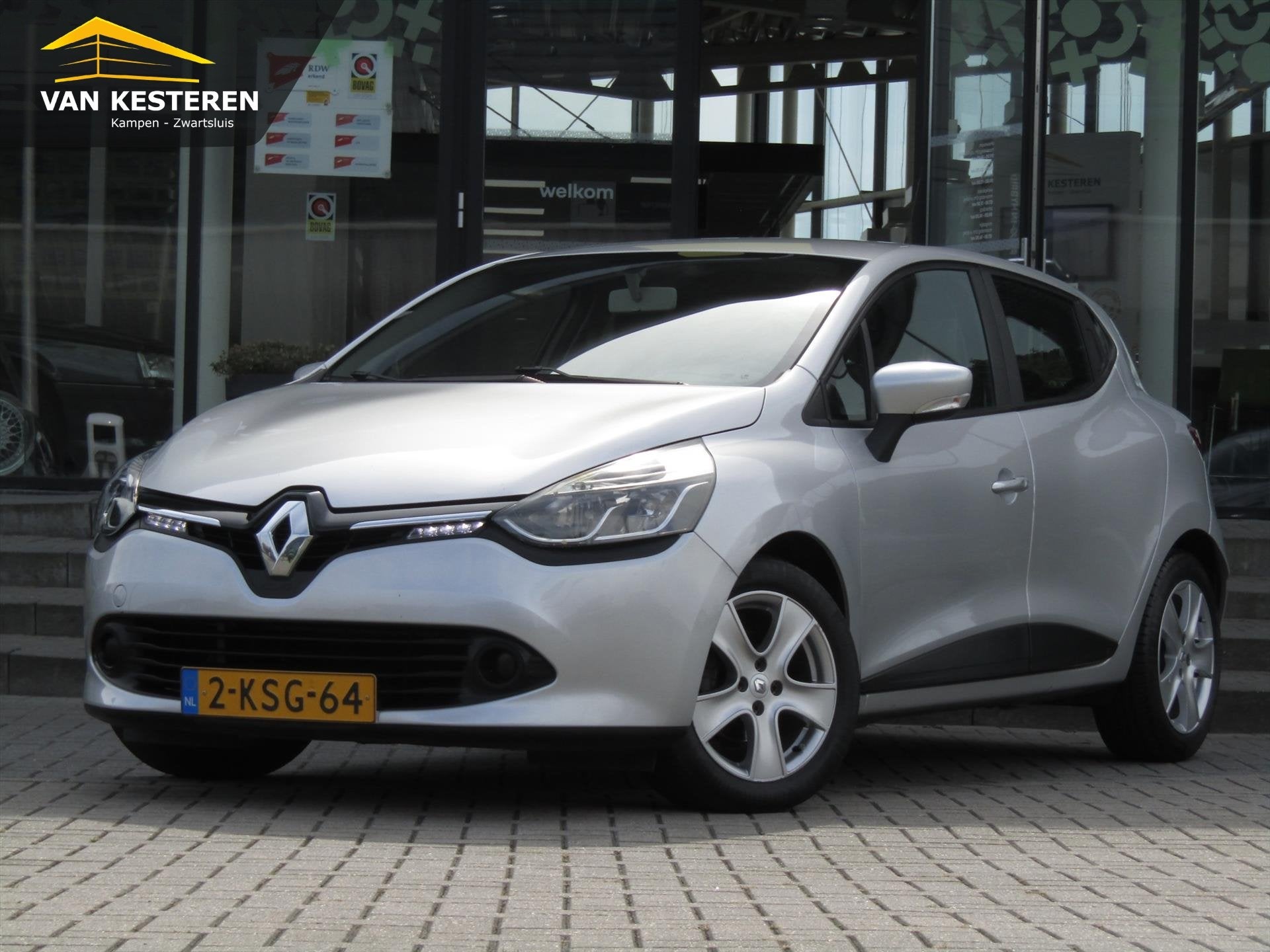 RENAULT Clio TCe 90pk Expression / Airco / Navigatie / Cruis, Auto's, Keurmerk '100% Onderhouden', Stof, Zwart, 540 kg