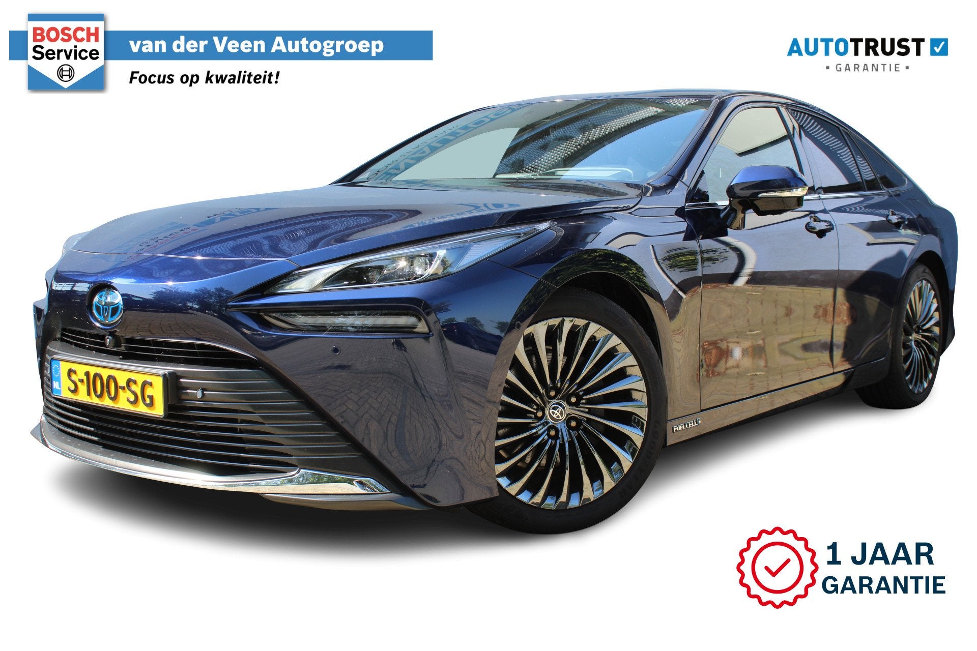Toyota Mirai Prestige | Incl. 12 maanden Garantie | Stoelver, Auto's, Toyota, Automaat, Dealer onderhouden, Achterwielaandrijving