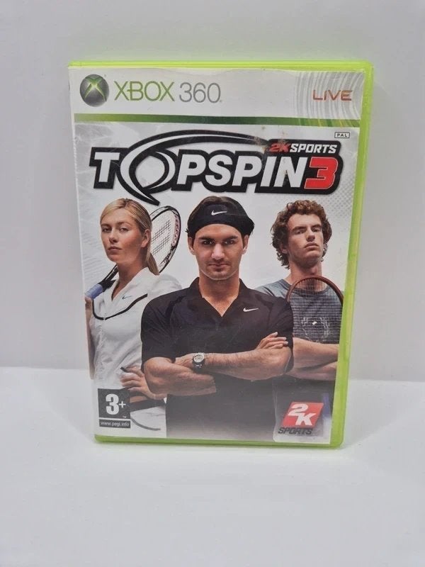 Top Spin 3 Xbox 360, Microsoft Corporation One Microsoft Way Redmond, WA 98052-6399 United States of America (Verenigde Staten) 📞 Telefoon: +1 425-882-8080 support@microsoft.com